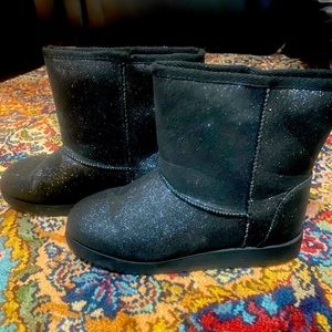 Glitter winter boots